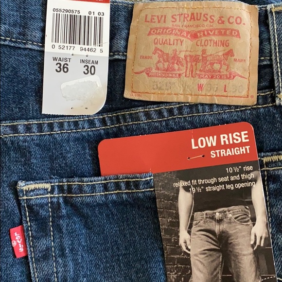 levi's 529 low rise straight jeans